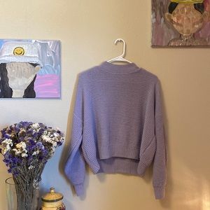 Lavender Turtleneck Sweater!